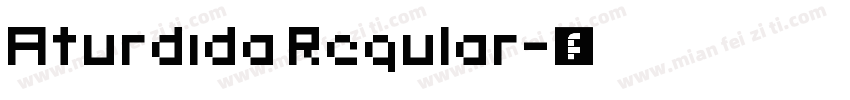 Aturdida Regular字体转换